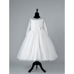 Robe enfant petite fille ivoire