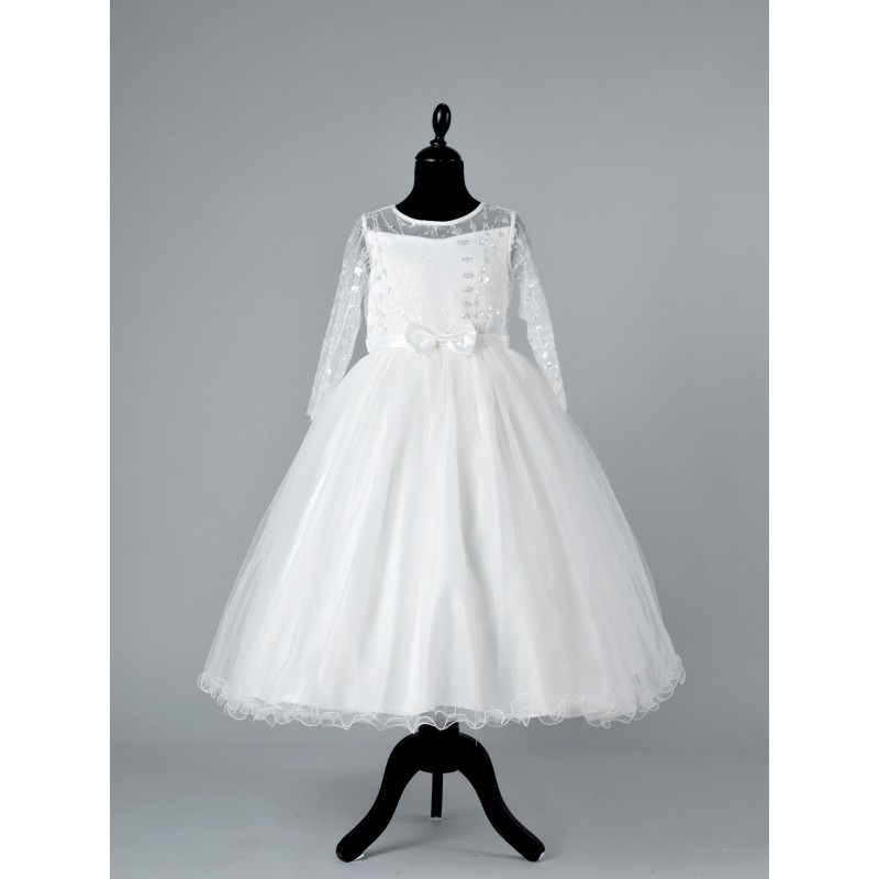 Robe enfant petite fille ivoire