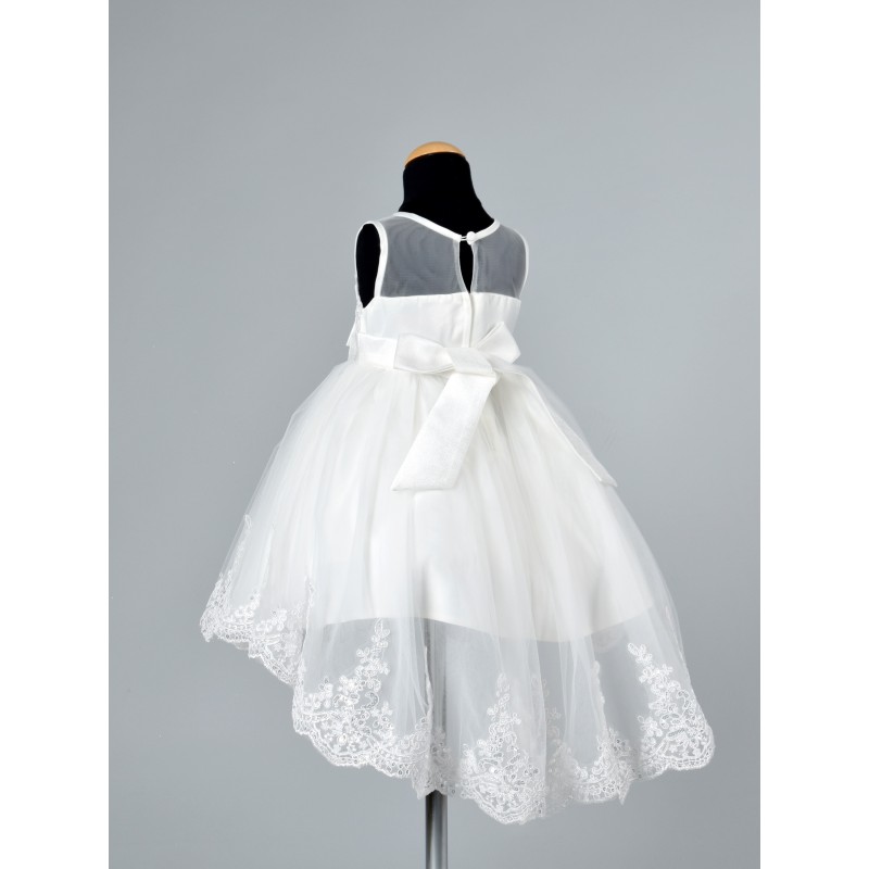 Robe ivoire enfant petite fille