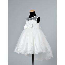 Robe ivoire enfant petite fille