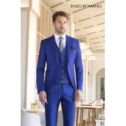 Costume de céremonie bleu Enzo Romano