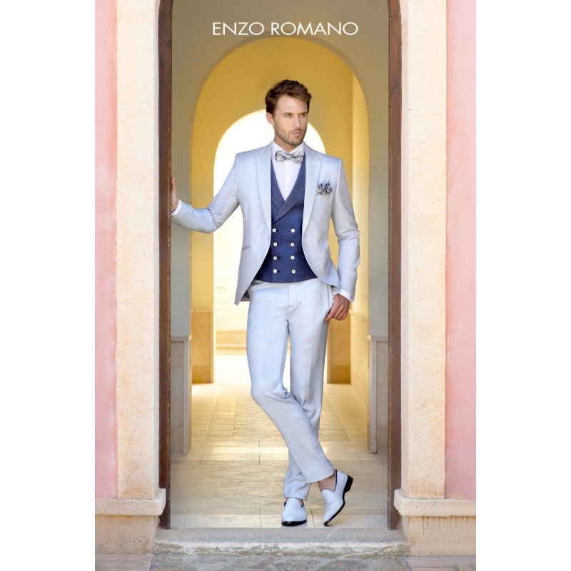 Costume de cérémonie bleu clair Enzo Romano