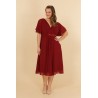 robe-cocktail-mariage-longue-mousseline-col-v-croise-broderie-florale-strass-rouge-grande-taille-ms